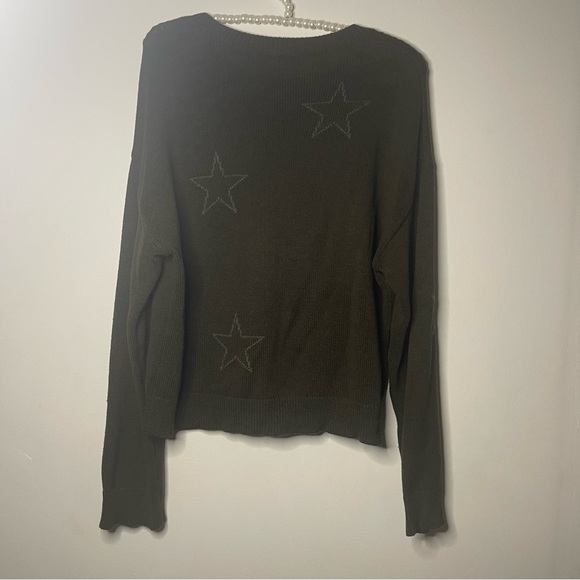 Rails Perci Olive Star Sweater - Picture 4 of 7